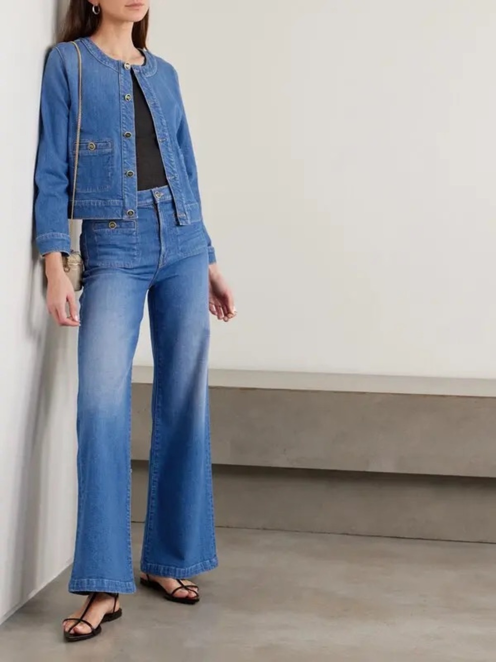 Mother The Stashed Hustler Roller Sneak Jeans